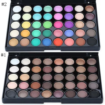 

Glitter Eyeshadow Palette 40 Color Matte Diamond Shimmer Eyeshadow Palettes Candy Earth Color Smoky Red Black Eye Shadow Makeup
