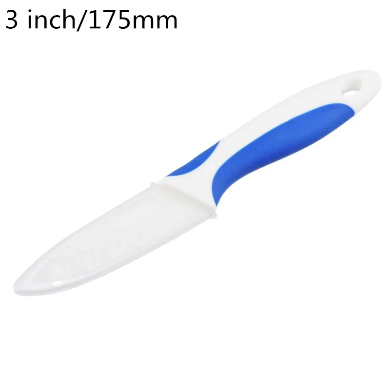 3 inch blue 3/4/5 дюймов Керамика Кухня Knivese лезвие сравнить корки ломтик Пособия по кулинарии инструмент Керамика Ножи ВЫСОКОЕ КАЧЕСТВО Whit красочной ручкой нож для очистки овощей - Цвет: 3 inch blue