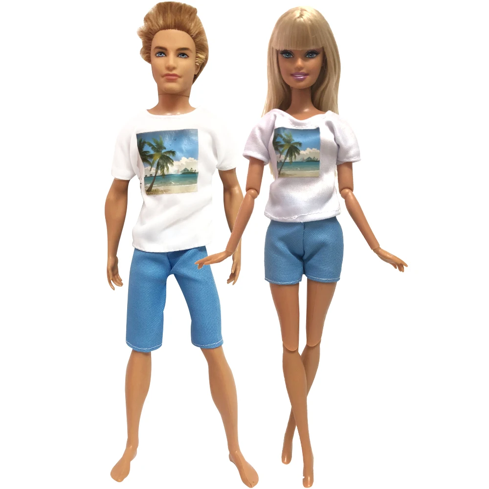 Nk 2 Adet Takim Cift Bebek Elbise Barbie Bebek Ken Bebek Erkek Kiz Bebek Gunluk Gundelik Giyim Giysi Aksesuarlari Cocuk Oyuncak 01b 5x Dolls Accessories Aliexpress