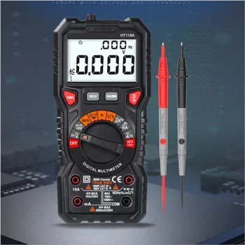 

Ht118 Professional High Precision 6000 Count 1000V AC Digital Meter OHM HZ Live C/F Duty Multi-Meter Voltage Meter