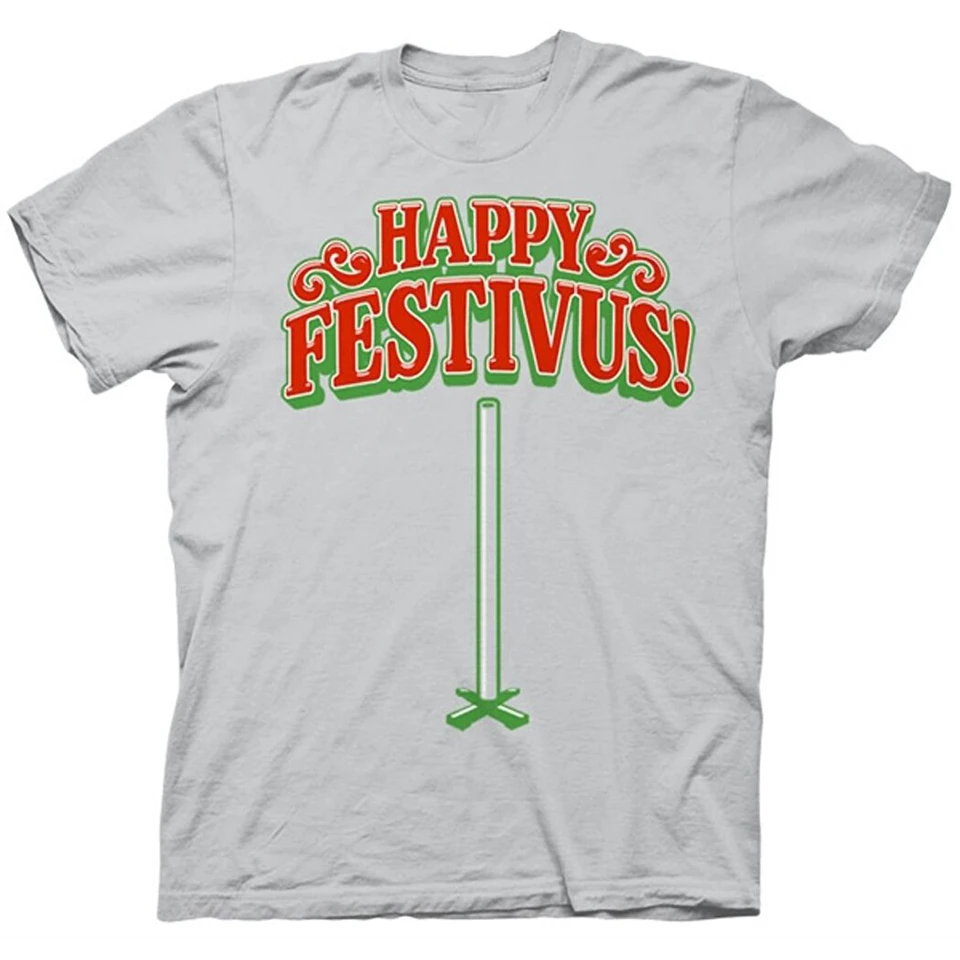Seinfeld Happy Festivus футболка Новые Топы подарок Забавный хлопок|Футболки| |