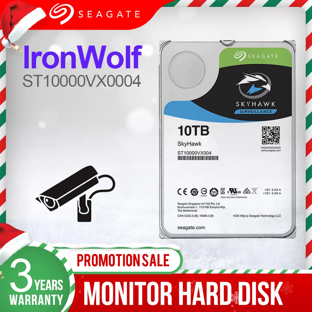 Внутренний жесткий диск Seagate на 10 ТБ 7200 об/мин SATA 6 3 5 дюйма 256 Мб кэш памяти для