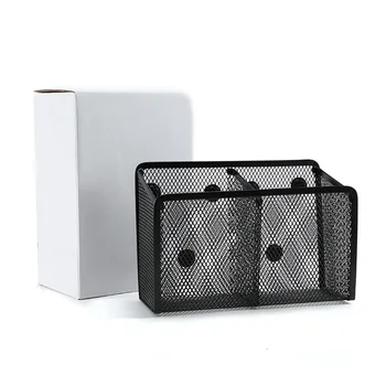 

Magnetic Pen Holder 2 Spacious Compartment Magnetic Storage Basket Storage Box Super Magnet Perfect Mesh Pen Holder Can Accommod