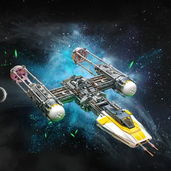 

Movie Star Wars War Y-Wing Fighter Building Blocks Brick Compatible lepinglys 75181 05143 Boys toys birthday Educational Gifts