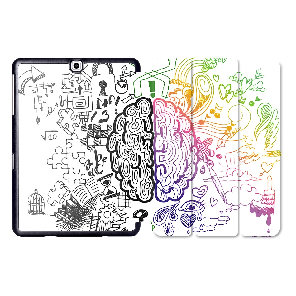 SS03 MTT чехол с граффити для samsung Galaxy Tab A 9,7 дюймов SM-T550 SM-T555 из искусственной кожи флип смарт-чехол для планшета funda SM-P550 SM-P555 - Цвет: SS03