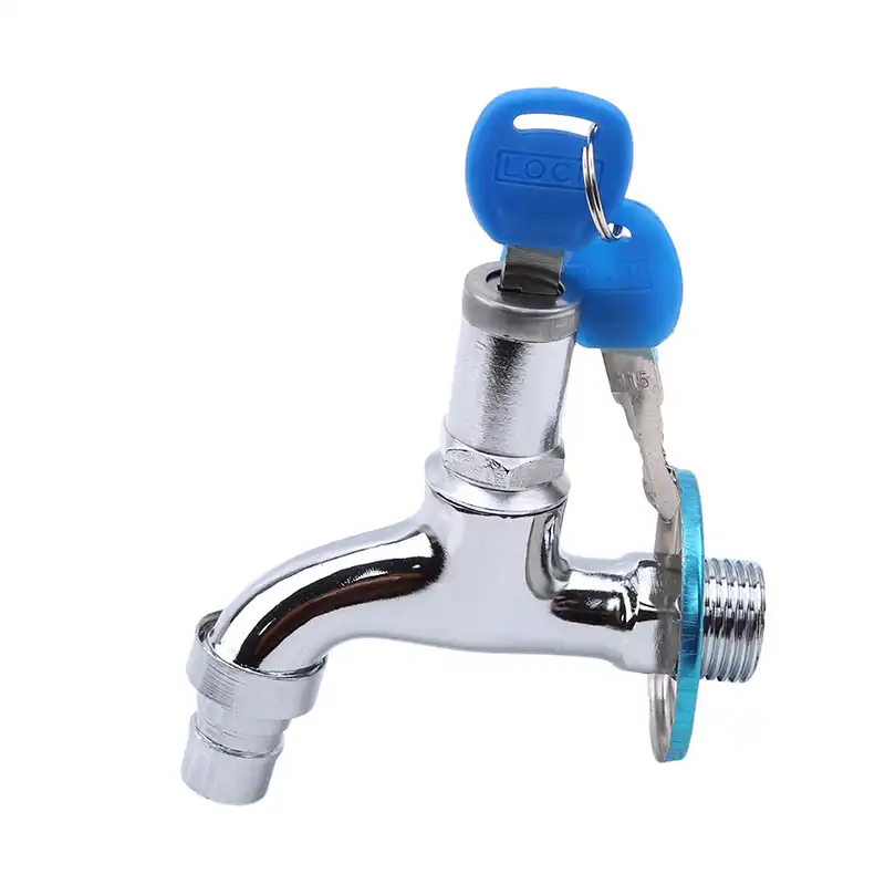 Portable Wash Water Faucet Household Outdoor Faucet With Lock Key