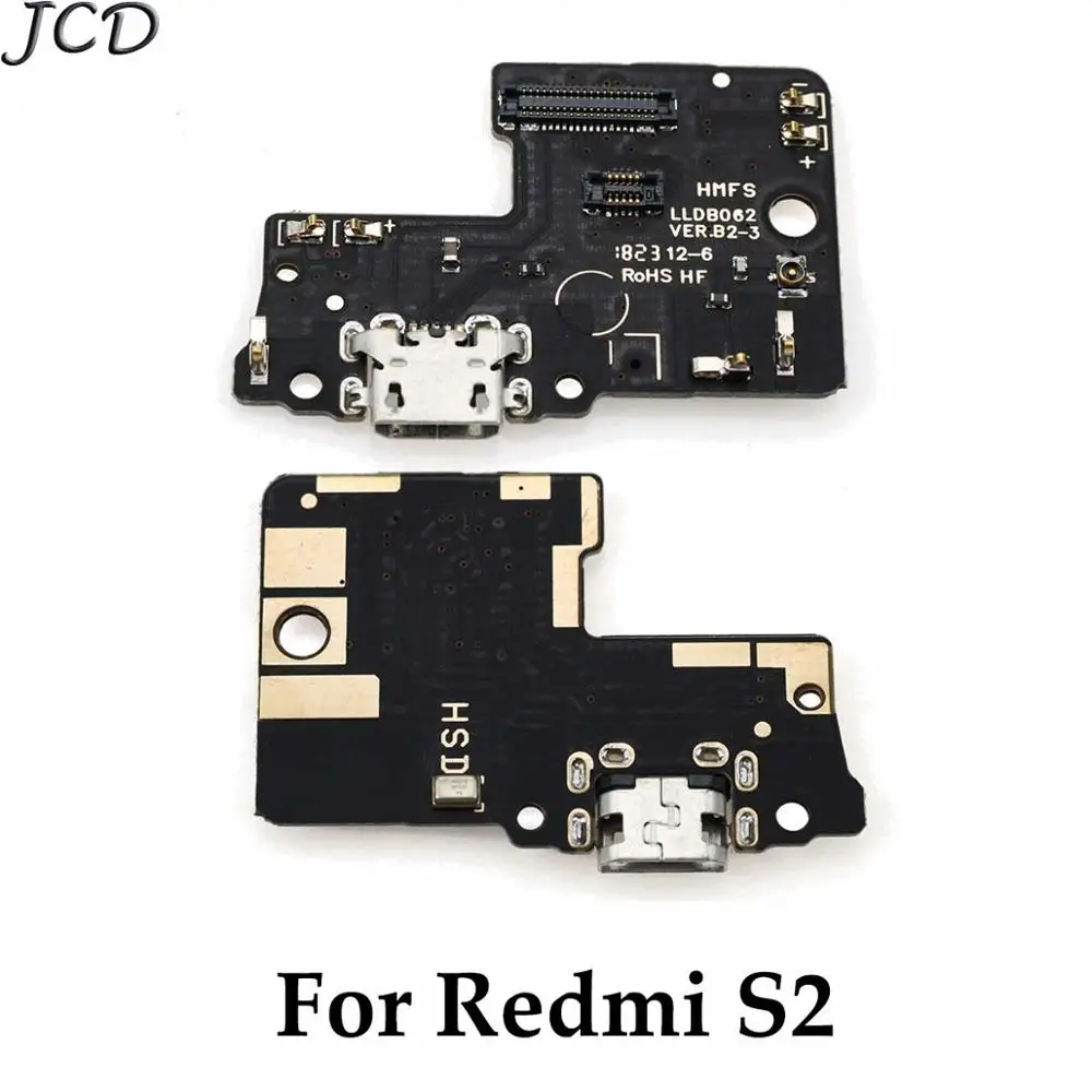JCD для Xiaomi Redmi note 4x 5A 5 6plus S2 7 note 5A 7 5 6 iPad Pro микрофонный модуль+ зарядка через usb Нижняя плата Flex кабель Разъем - Цвет: For Redmi S2
