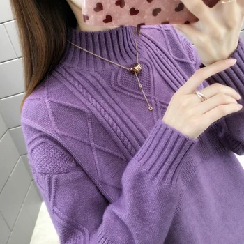 

Blusas De Inverno Feminina 9310 Actual Photo Of New Autumn And Winter Semi High Collar Pullover 47 -- 2 / F, 3 Rows, 4 Shelves
