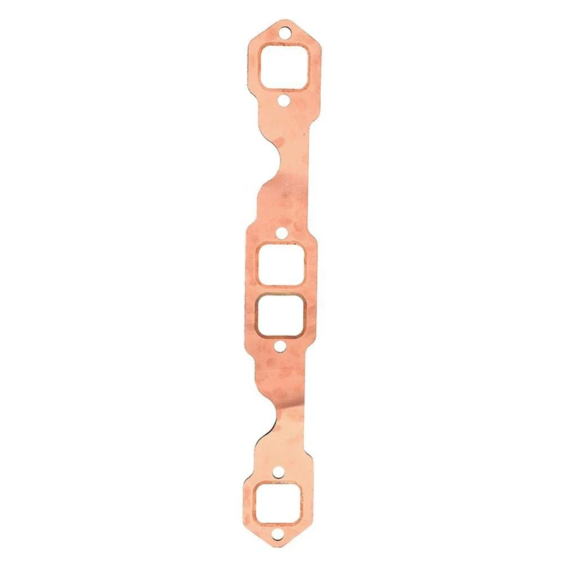 2 пачки Выпускной прокладки квадратный порт Медный Коллектор выхлопные прокладки многоразовые подходят для Chevy Sbc 327 305 350 383