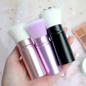 

Beauty Handmade Powder Foundation Telescopic Makeup Brush Portable Cat Claw Shape AC889