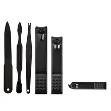 15в1 маникюрный набор для стрижки ногтей, профессиональные ножницы из нержавеющей стали, пинцет для ушей, педикюрный набор для ухода за волосами, портативный чехол