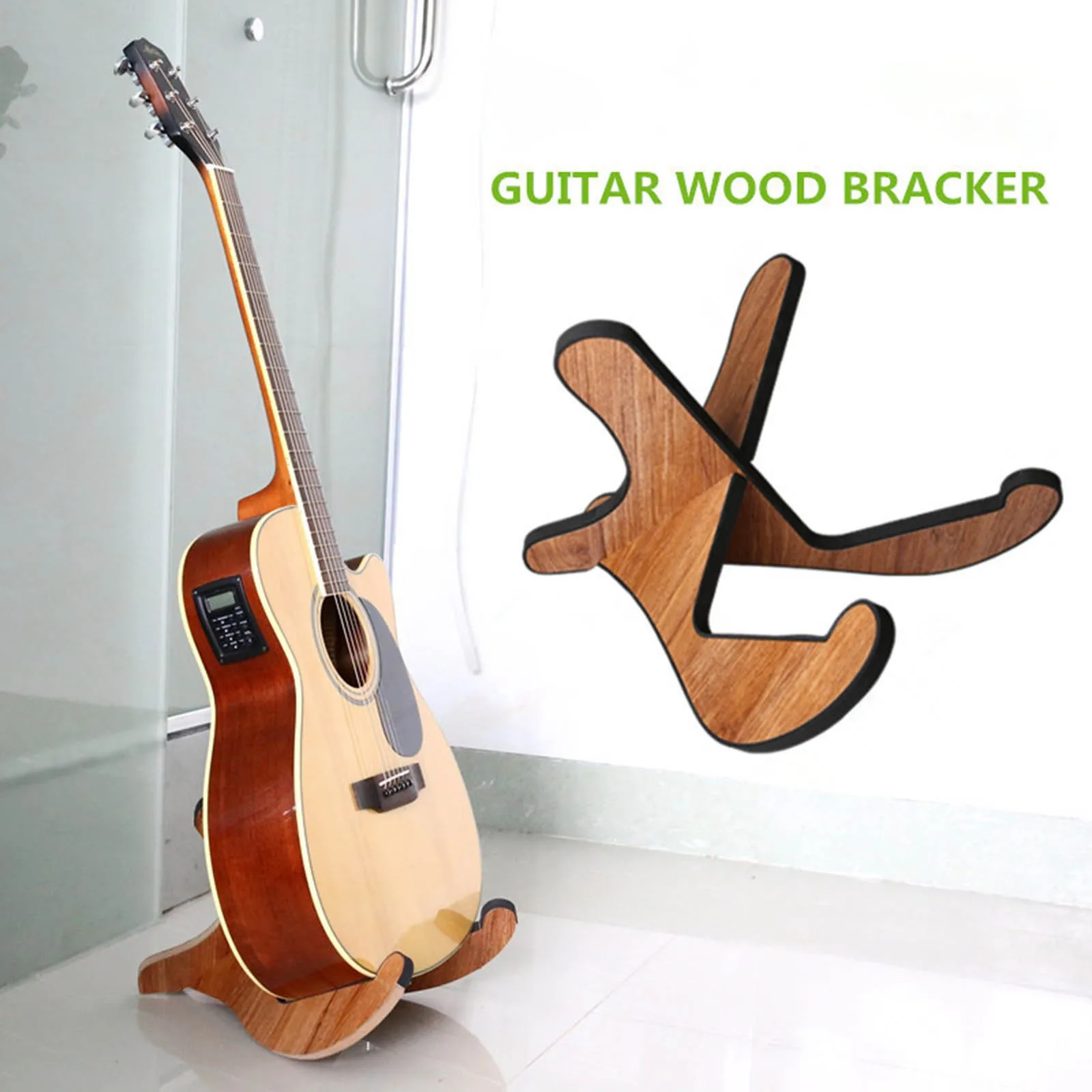 Violin Mandolin Banjo Portable Wooden Ukelele Stand Holder,Aebor Portable Wood Ukulele Stand for Small Guitar 