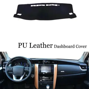 

For Toyota Fortuner Dashboard Console Cover PU Leather Protector Sunshield Pad