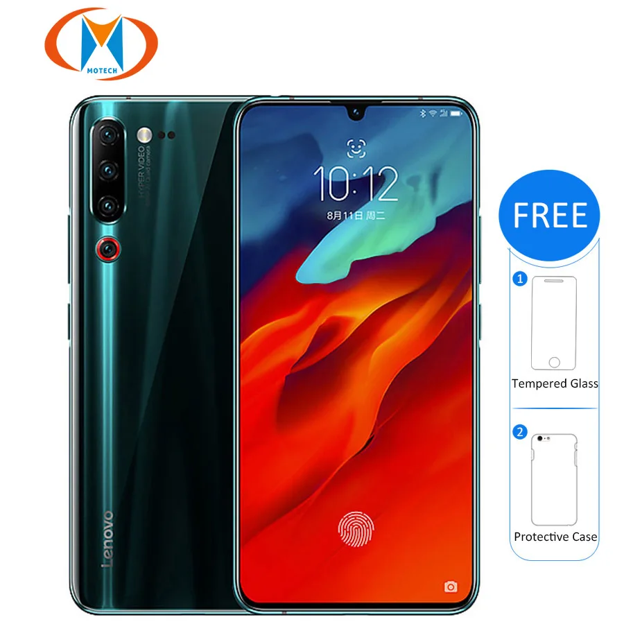 

6.39" Lenovo Z6 Pro Mobile Phone Snapdragon 855 6GB/8GB 128GB/256GB ROM 4000mAh 48MP+8MP+16MP+2MP Rear 32MP Front NFC 4G Phone