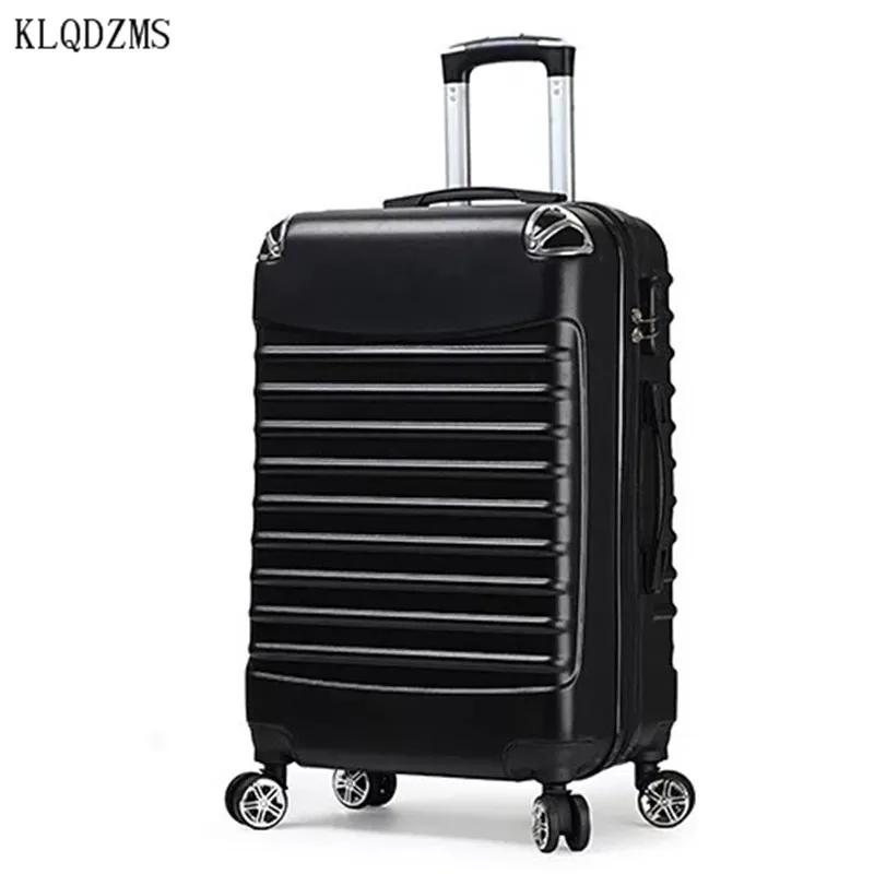 KLQDZMS 20 дюймовый 24 ABS + PC Дорожный чемодан на колесиках брендовый колесиках|Чемодан