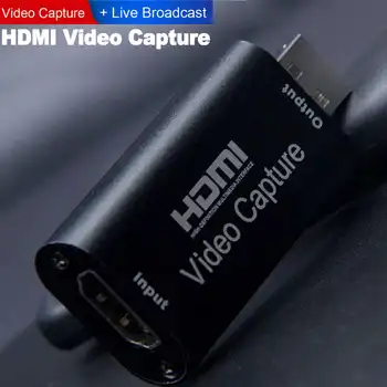 

VONETS Video Card Capture HDMI USB 2.0 to 4K 1080P Audio Video Grabber Recorder Capture Card for PS4 Xbox Nintendo Switch TV Box