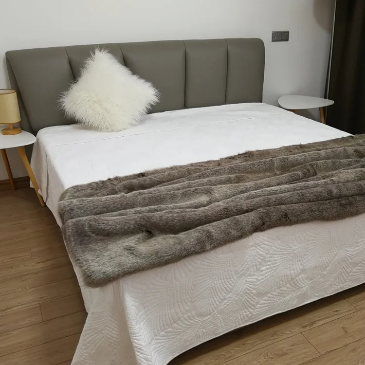 Одеяло для прикроватной кровати из меха в американском стиле, 150*230 см Полосатое комфортное одеяло, покрывало для дивана, одеяла для домашних животных, одеяло из искусственного меха