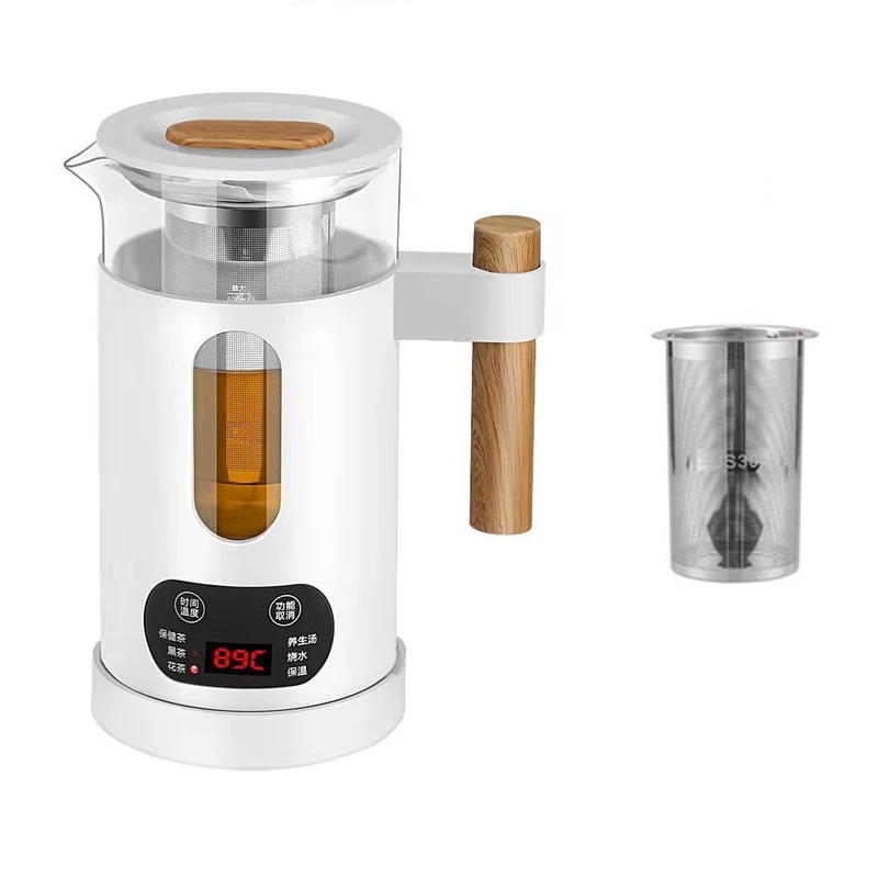 Tea-Pot Health-Preserving-Pot Electric-Kettle Glass-Boiled Hot-Water Stainless-Steel