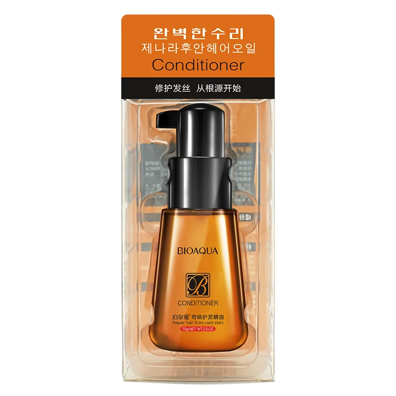 70ml BIOAQUA Moroccan Pure Argan Oil Hair Essential Oil For Frizzy Dry Hair Keratin Repair Hair Care Hair&Scalp Treatments Oil 70ml BIOAQUA Moroccan Pure Argan Oil Hair Essential Oil For Frizzy Dry Hair Keratin Repair Hair Care Hair&Scalp Treatments Oil