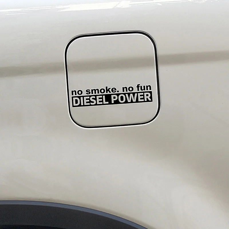 YJZT 14,5 см* 3,4 см Модный виниловый декоративный автомобильный стикер без дыма без веселья, графический C11-0627