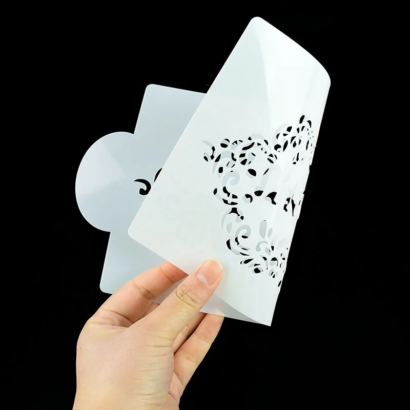 1Pc Ramadan Kareem Spray Stencils Birthday Cake Mold Decorating Tools Eid Mubarak Muslim Islamic Festival Party DIY Decorations