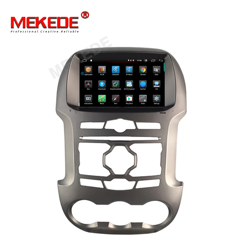 Top MEKEDE HD 2G+16G Android 9.0  Car DVD Player For Ford Ranger 2011-2015 Multimedia GPS Navigation 2 Din Car Radio Audio 2