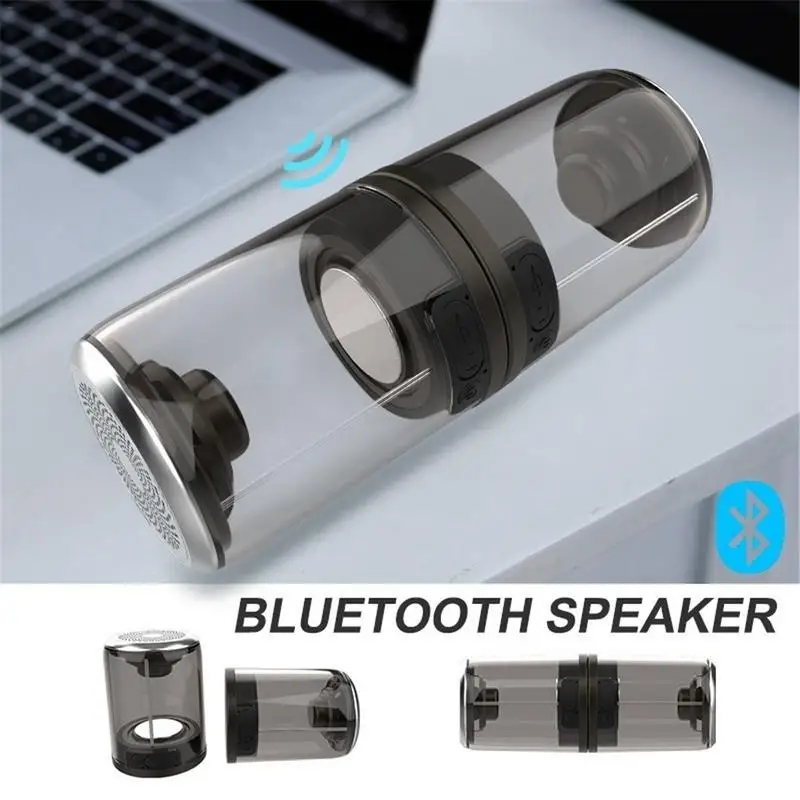 

The New TWS Truly Wireless Waterproof Magnetic Suction Bluetooth Speaker Split One On Two Mini Outdoor Pair Box Drop Shipping