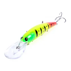 Deep Diving Minnow Wobbler Lure - Premium Fishing Bait for Bass, Pike, Walleye, and Perch (7)