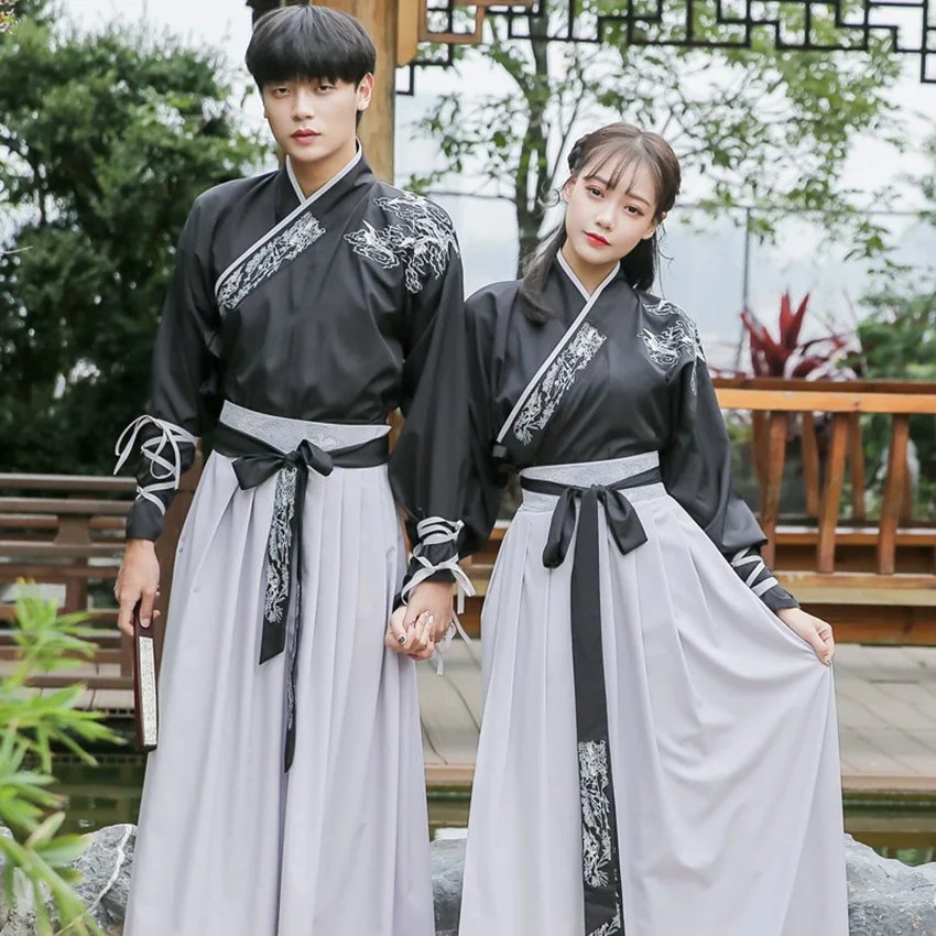 Hanfu древняя китайская Tangsuit династии в винтажном стиле Карнавальная вечерние