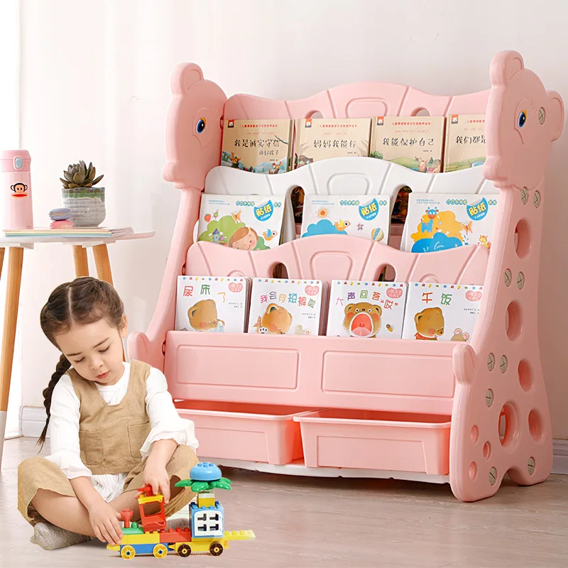 

Children's bookshelf floor shelf bookcase bookcase collection toddler's small bookshelf picture book shelf