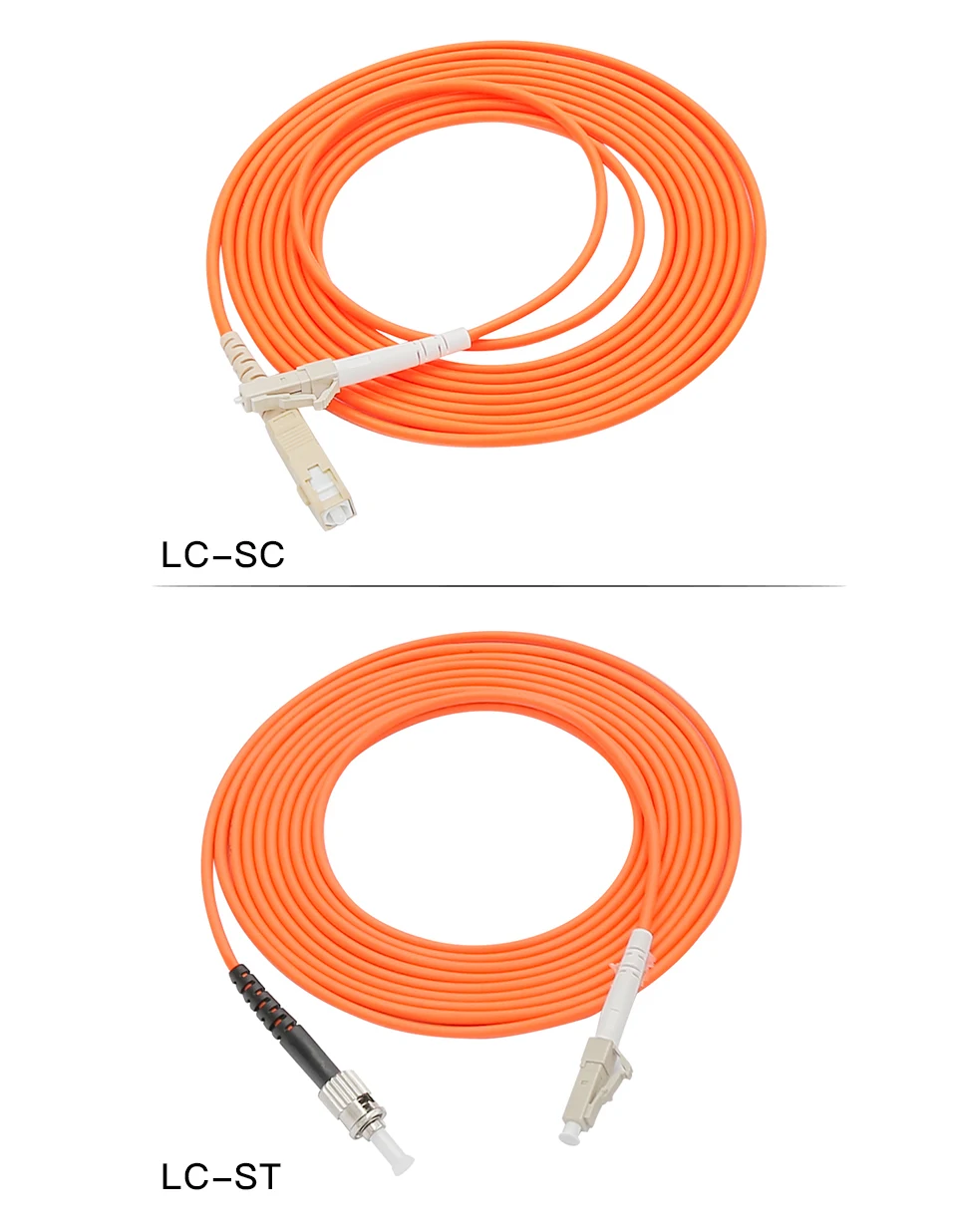 10 шт. 1000 Мбит/с OM2 LC-LC волоконно-оптического кабеля многомодовый волоконно-оптический патч-корд LC-FC LC-SC LC-ST многомодовый волоконно-оптического кабеля