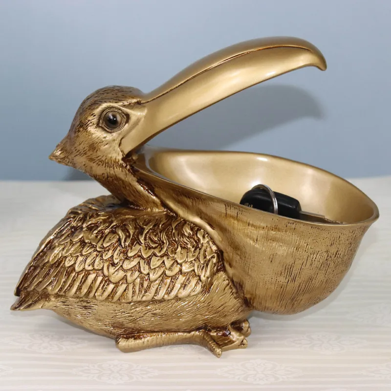 

Creative enamel resin crafts ornaments home living room wine cabinet novelty practical decorations sundries storage