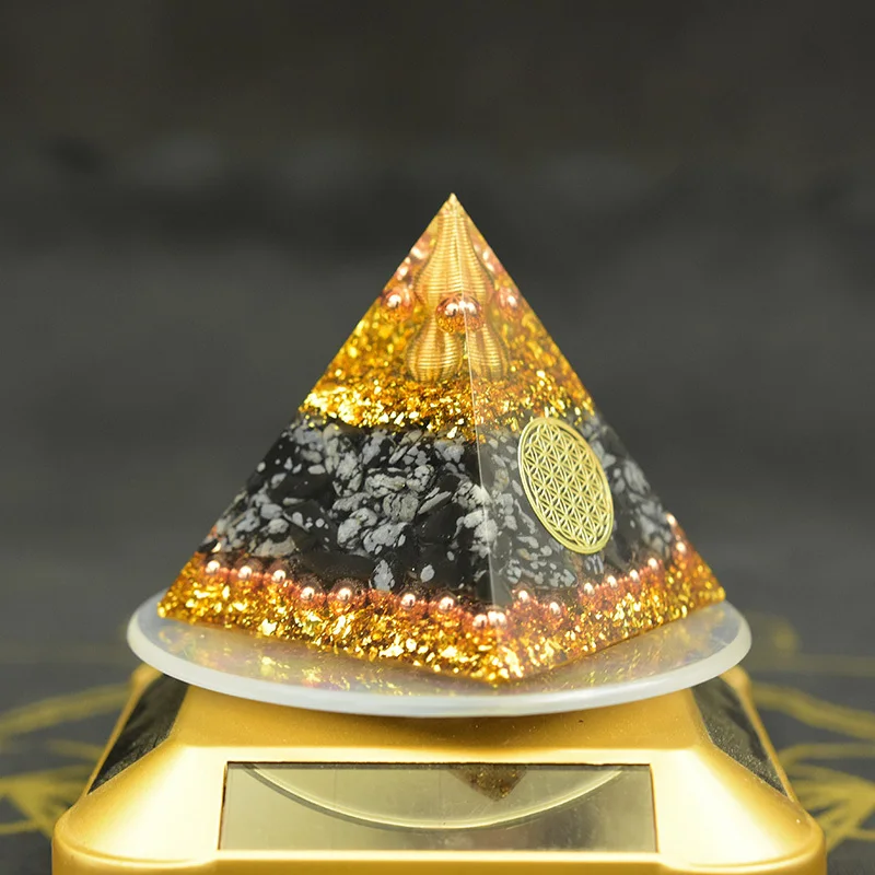 Reiki Orgonite Energy Orgone Pyramid 6cm Sadoun.com