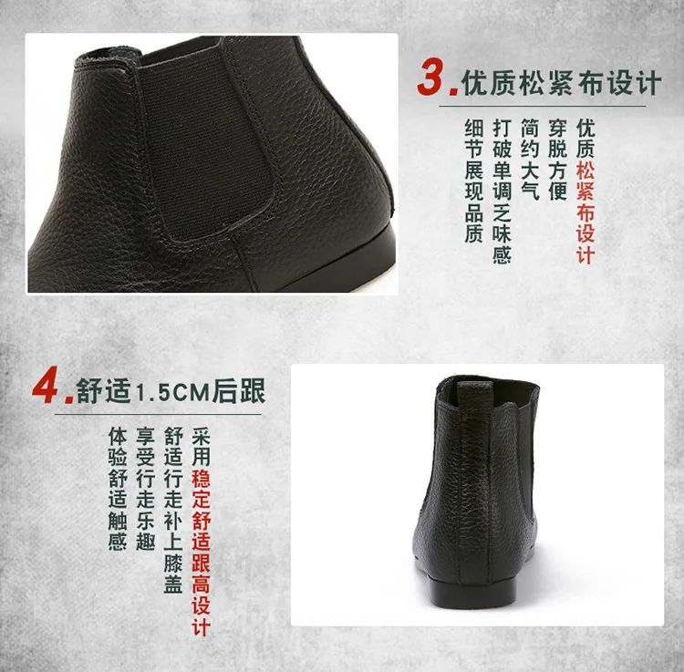 2021 new Leather ankle boots, flat shoes, vintage boots, round head, cowhide shoes, single boots PIAN