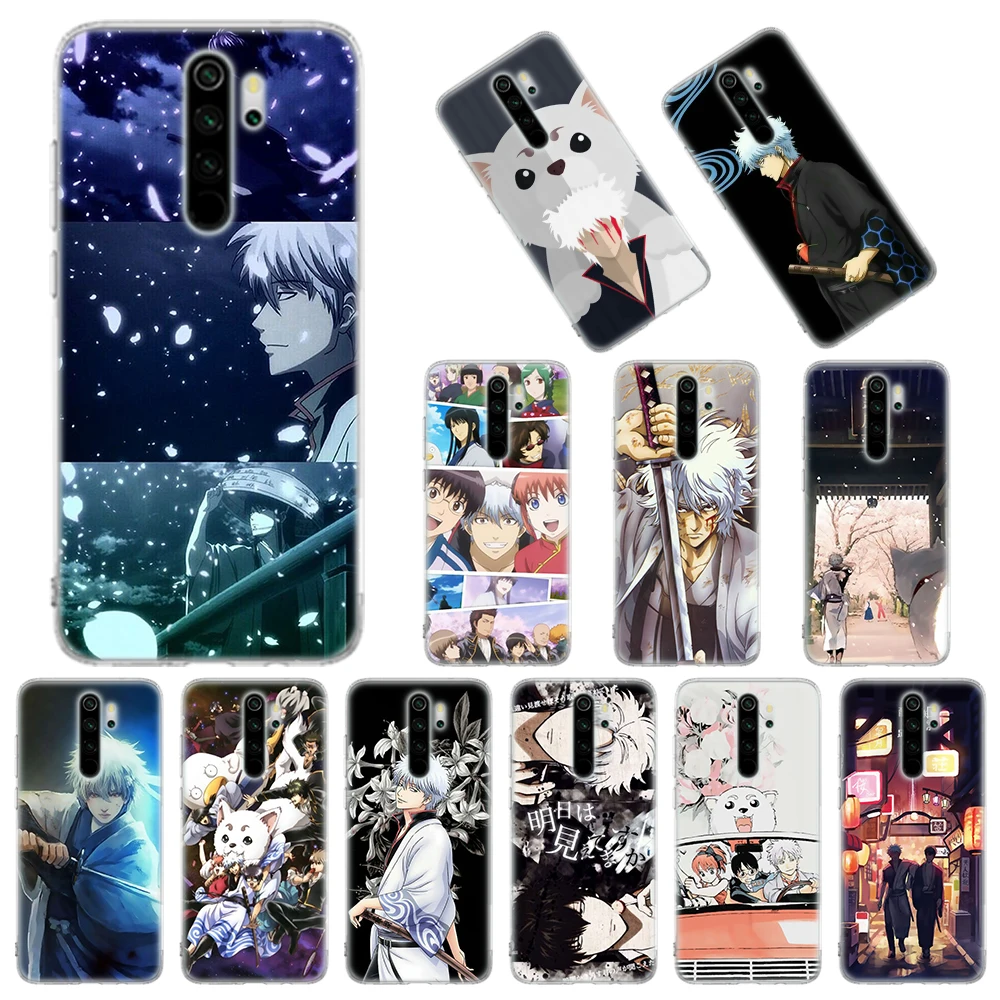 Силиконовый чехол для Xiaomi Redmi Note 8T 9S 6 7 8 Pro 9 6A 7A 8A 9A 9C K20 K30 GINTAMA amine|Бамперы| |
