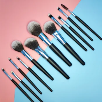 

Luxury Champagne Makeup Brushes Set For Foundation Powder Blush Eyeshadow Concealer Lip Eye Make Up Brush Cosmetics Beauty Tools