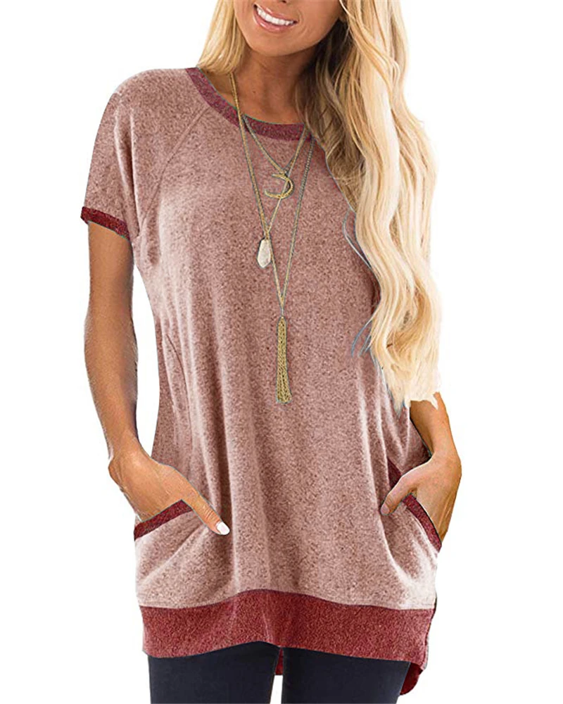 Spring Summer Casual Women Shirts 2020 New Fashion Short Sleeve Plus Size Women Tshirt Leisure Ladies Tops Tees Female Clothes (1)