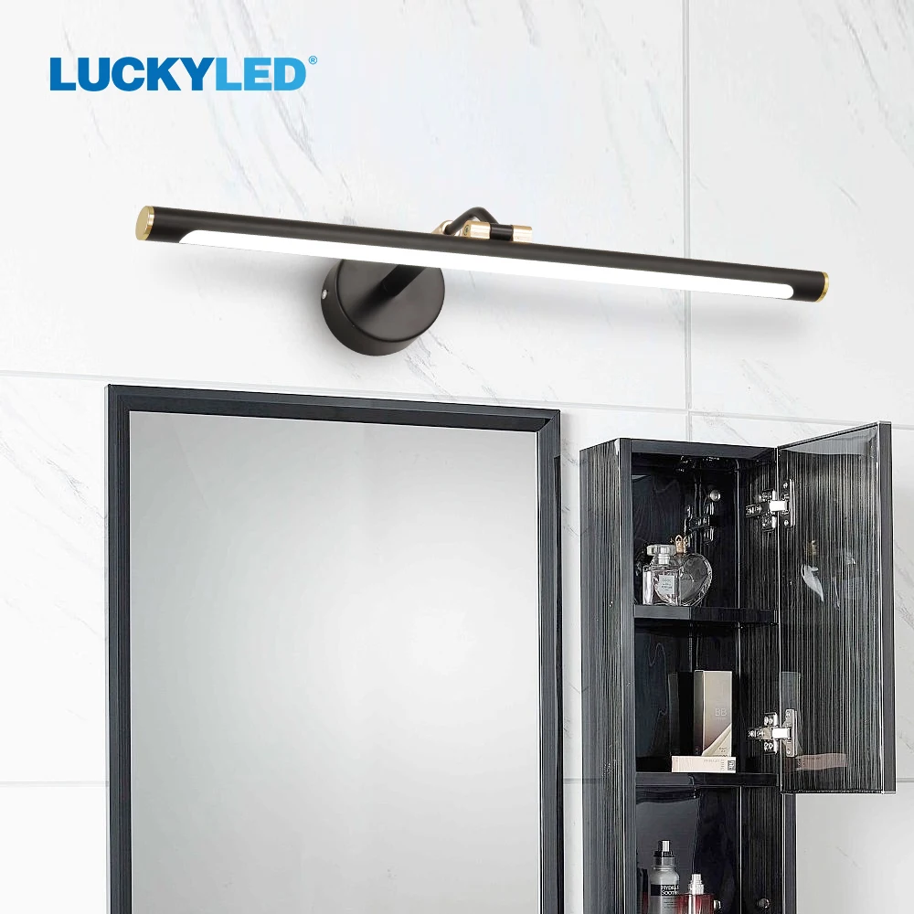 Luckyled светодиодный настенный светильник для помещений AC110V 220V Настенный 8 Вт 12 Спальня зеркало с подсветкой Led