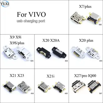 

YuXi 2pcs Micro mini USB Charging Port jack socket Connector USB Dock for VIVO X7 X9 X9i X9S plus X20 X21 plus X23 X27 Pro IQ00