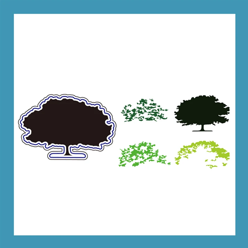 

ZATWBS Tree crown Clear Stamps For DIY Scrapbooking/Card Making/Album Decorative Rubber Stamp Crafts