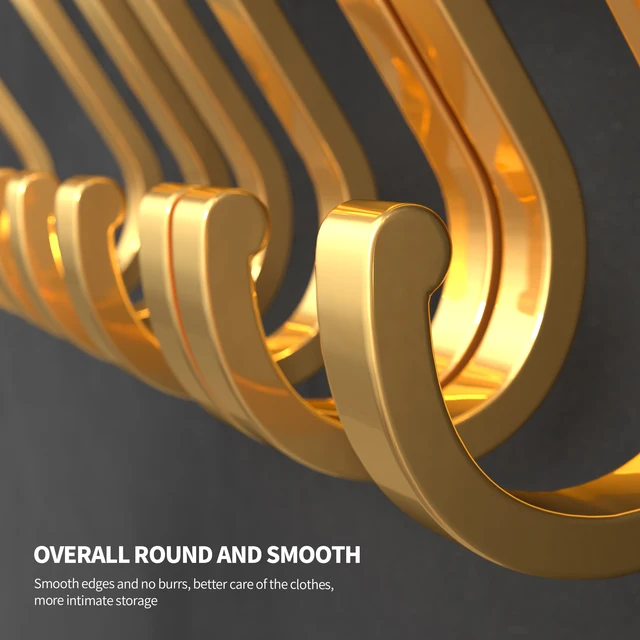 Fypo Űr Alumínium S Horog Multifunkcionális Fém Függő Konyha Fürdőszoba Korlát Fogas A Ruhák Kézitáskához - Image 3