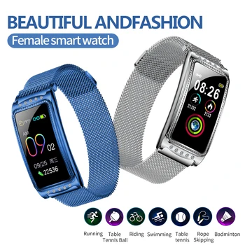 

Smart Watch Woman Wristband Fitness Bracelet Fit Bit Watches Health Bracelets Sports Activity Clock Tonometer Pulsometer