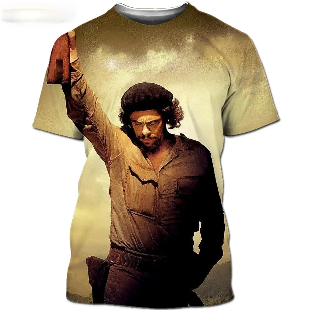 2023 Summer New Che Guevara Fashion Cool 3D Printed T-shirts Streetwear  Unisex Oversized Shirts - AliExpress