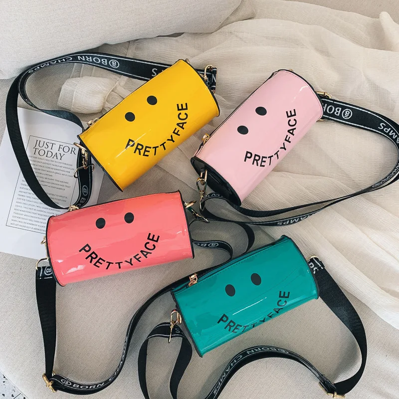 

Children's Bags 2020 New Style Korean-style Fashion Men And Women Child Baby Cute Versatile Wide-Strap Shoulder round Bag