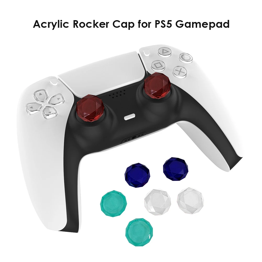 Маленький контроллер PS5 с ручкой для большого пальца аналоговая Крышка алмазной