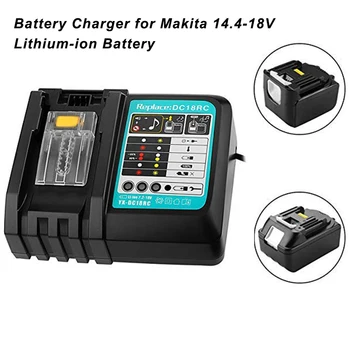 

USB Battery Charger for Makita 14.4-18V DC18RCT 3.5A Lithium-ion Battery Adapter Replacement Charging Fast Charger Power Tool