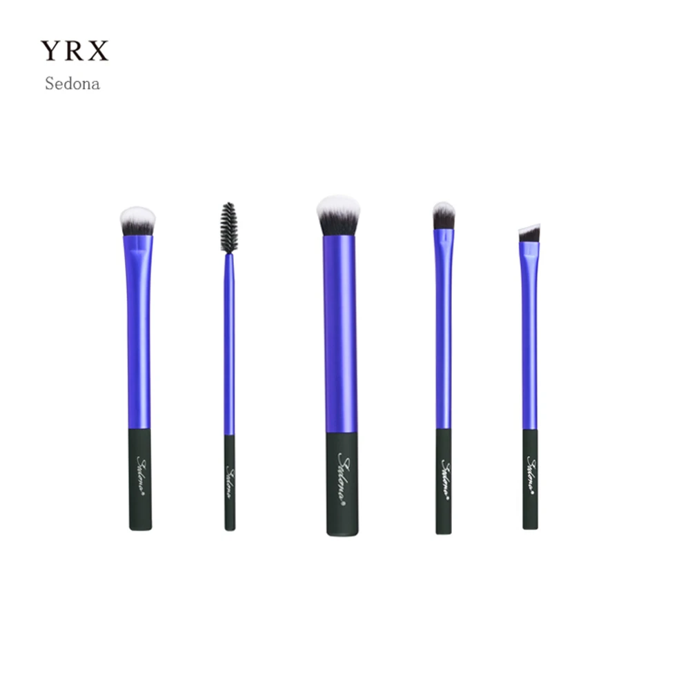 Sedona 5PCS Face Makeup Brush Set Synthetic Hair eye eyebrow eyeshadow eyeliner lip concealer angle brow lash set | Красота и