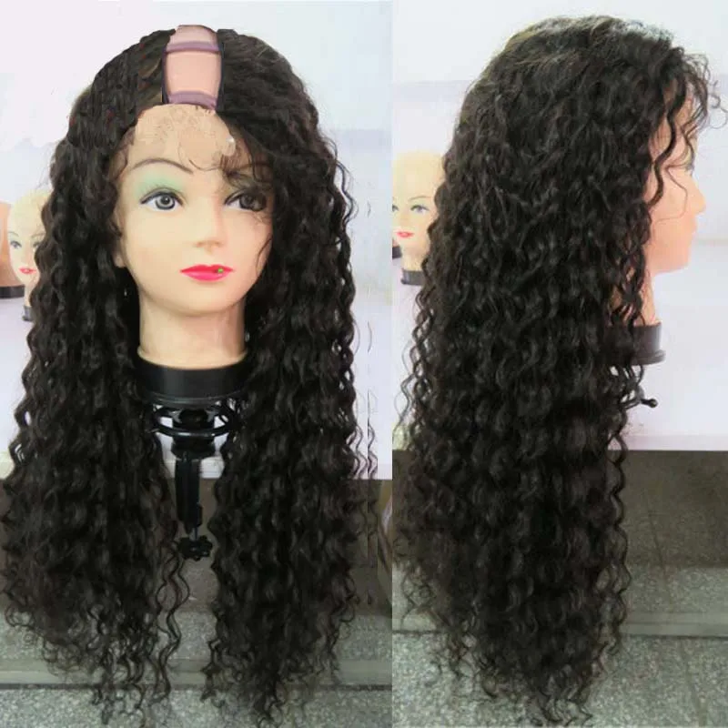 long curly u part