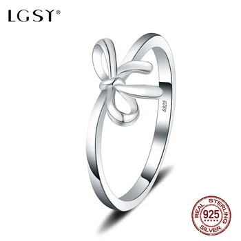 

LGSY DR1102 New Arrivals 925 Sterling Silver Rings Fashion Jewelry Pendant Geometric Shaped Round Stars Finger Ring Fine Jewelry