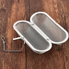 Фильтр кухонный инструмент многоразовый безопасный сетчатый подвесной из нержавеющей стали диффузор Чайный фильтр